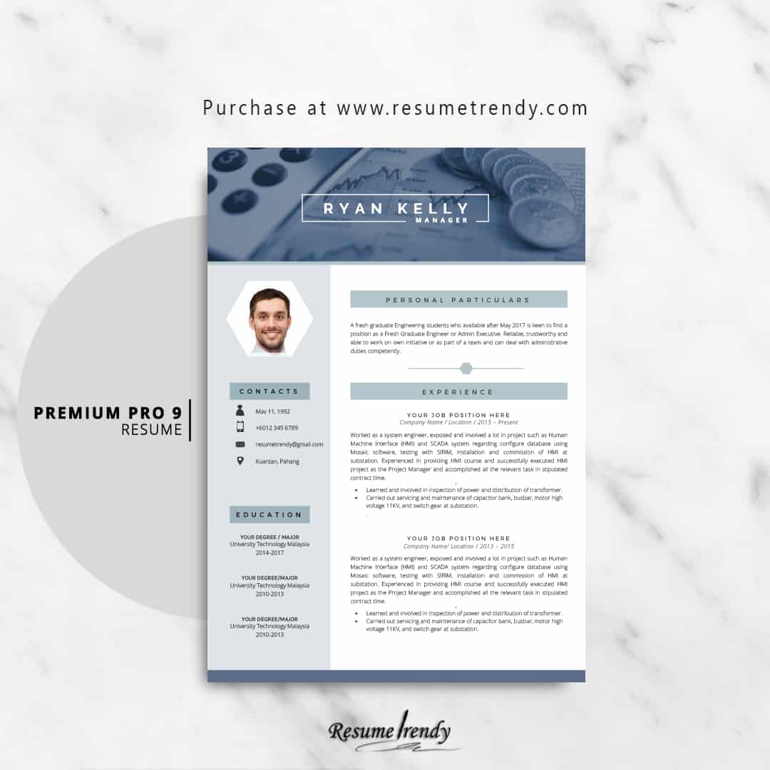 Resume Templates for Accountant & Financial Advisor - Resume Trendy