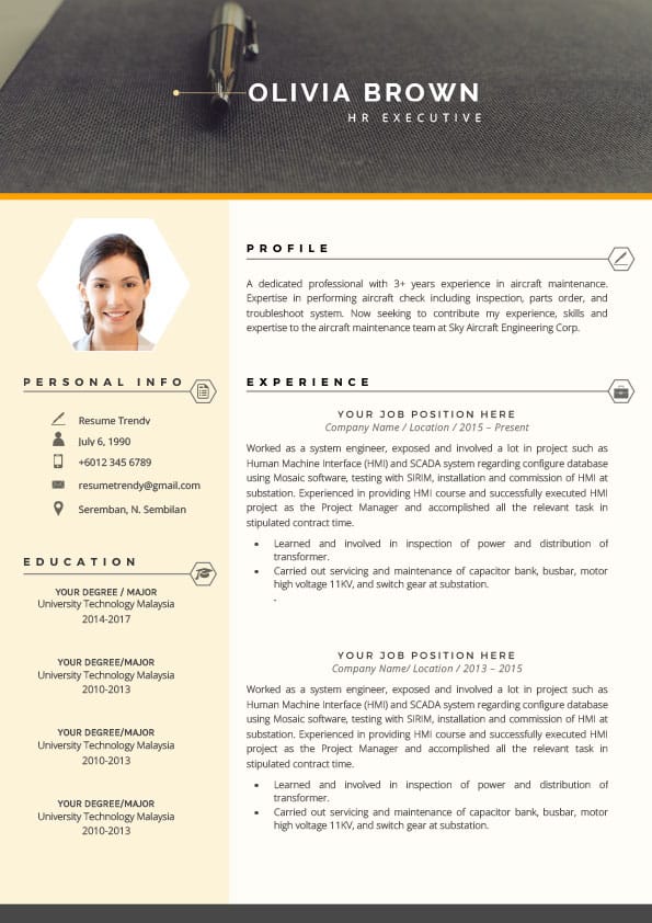 Human resource resume
